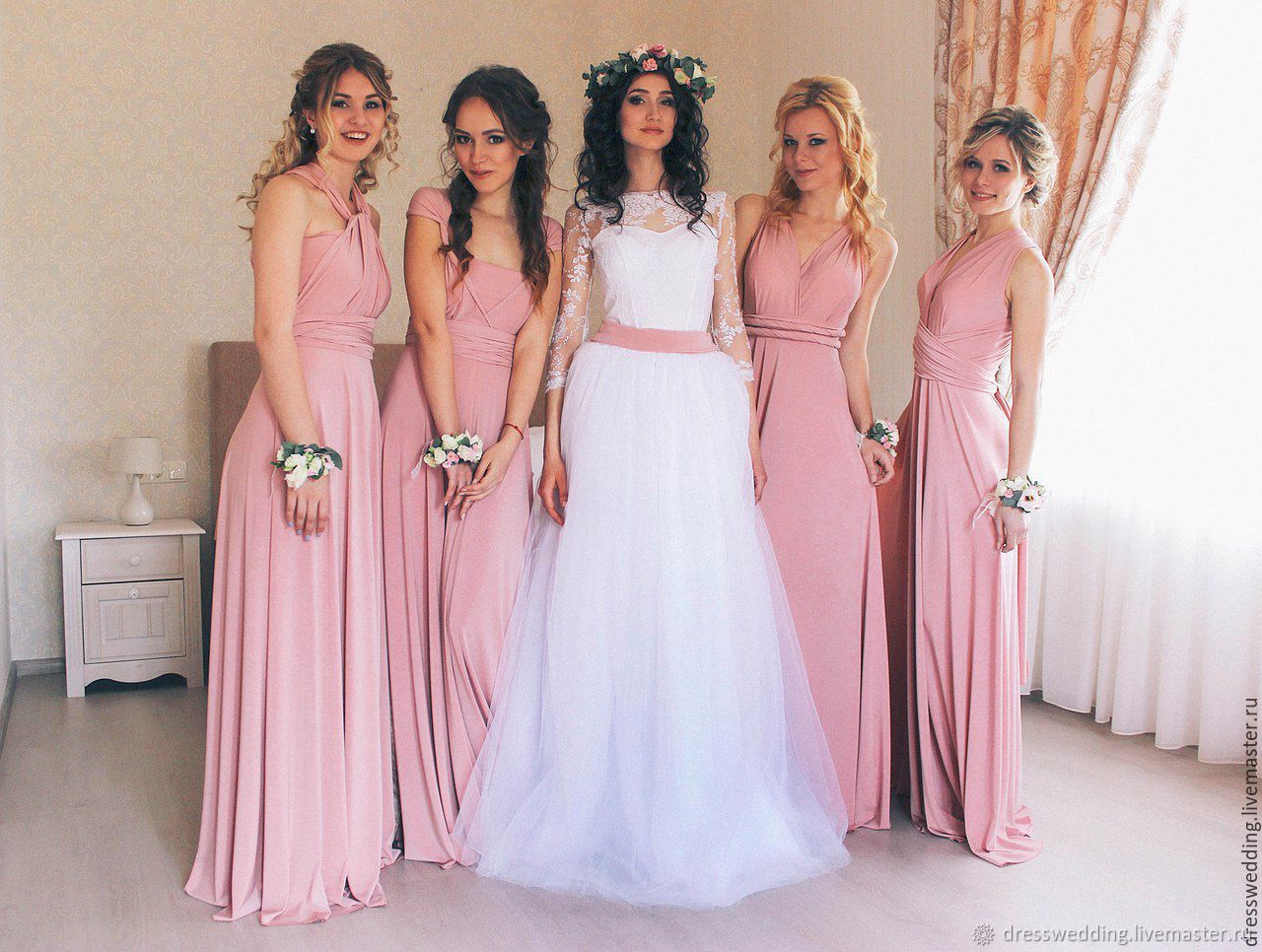 Модели платьев для подружек невесты