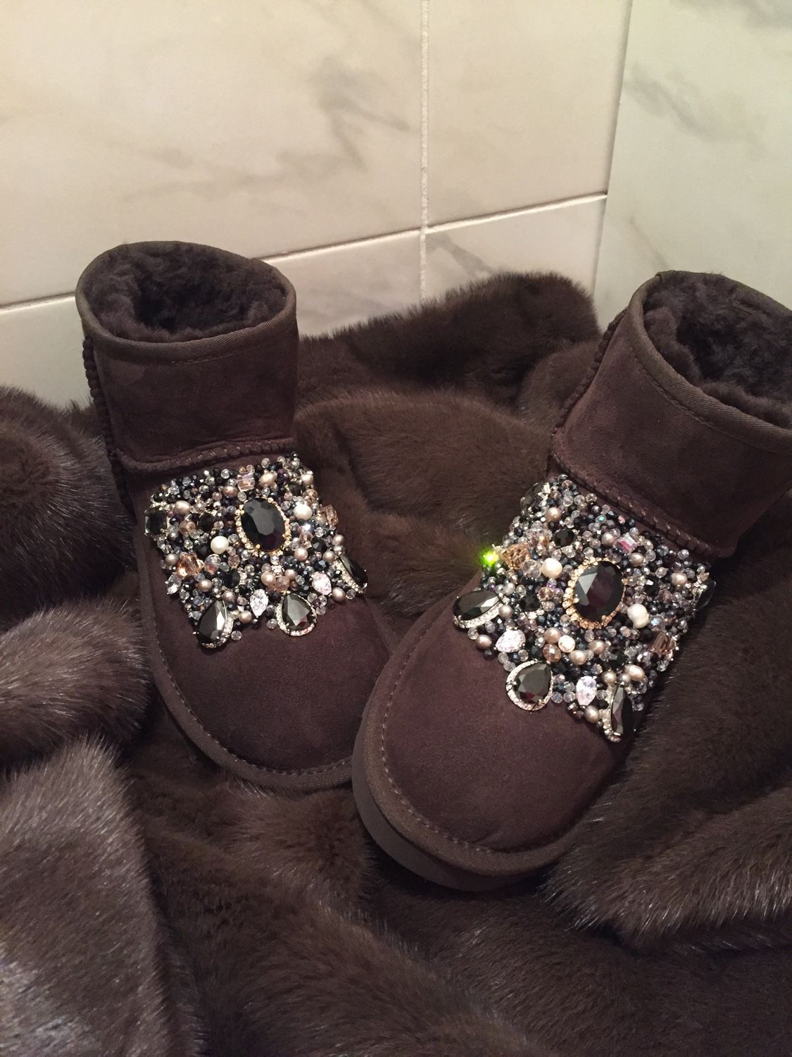 UGG со стразами Сваровски