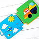 Мягкая развивающая книжка из фетра Зебра. Кубики и книжки. Ольга Leapl.Toys. Ярмарка Мастеров.  Фото №5