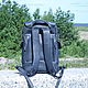 Order Men's leather backpack ' Admiral Blue». CRAZY RHYTHM bags (TP handmade). Livemaster. . Men\\\'s backpack Фото №3