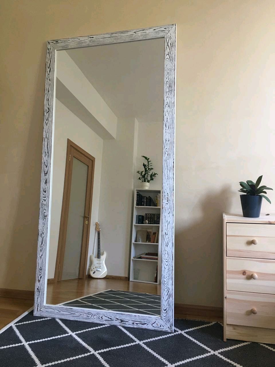 Напольное зеркало REINAP-z2000-DS белый