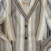 Винтаж: Продано Блузка в полоску 50 размер Erfo, Германия