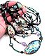 Бусы из натурального жемчуга гелиотиса флюорита "Монтенегро". Бусы. MariSlava АВТОРСКИЕ УКРАШЕНИЯ. Ярмарка Мастеров.  Фото №4