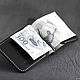 Copy of Copy of Copy of Wallet with money clip chvre. Clamps. TheFlyingTurtle. My Livemaster. Фото №6
