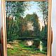 Oil painting Landscape_forest lake_ Vladimir Chernov. Pictures. VladimirChernov (LiveEtude). My Livemaster. Фото №6