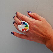 Украшения handmade. Livemaster - original item Ring: Palette. Handmade.