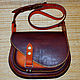 Leather bag 'JAGDTASH URBAN' medium. Classic Bag. NETABUKVA. Online shopping on My Livemaster.  Фото №2