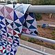 Одеяло двухстороннее лоскутное. Одеяла. Сотканный и сшитый уют. Ярмарка Мастеров.  Фото №4