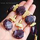 Earrings 'Violette' amethyst, premium accessories. Earrings. Татьяна Петренкофф (Elegance&Style). My Livemaster. Фото №5