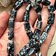 Бусы из сетчатого кахолонга. Бусы. gemstone. Ярмарка Мастеров.  Фото №4