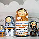 Interior Matryoshka Nordic 5m. Dolls1. color of magic. Online shopping on My Livemaster.  Фото №2
