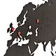 Заказать Mapa del mundo decoración de la pared negro 90h54 cm. mybestbox (Mybestbox). Ярмарка Мастеров. . World maps Фото №3