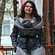 Жилет-трансформер" Мрамор". Жилеты. Дизайнерский эксклюзив от Ирины Федотовой.. Интернет-магазин Ярмарка Мастеров.  Фото №2