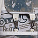 рюкзак белый с принтом BEATLES-винтаж. Рюкзаки. Ольга Хабарова. Интернет-магазин Ярмарка Мастеров.  Фото №2
