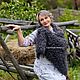 Пуховая косынка,шаль из козьего пуха " Все будет кучеряво ". Косынки. Наталья  Пуховая Мастерская (puhovyiy-master). Ярмарка Мастеров.  Фото №15