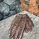 Men's gloves from Python. Gloves. exotiqpython. My Livemaster. Фото №5