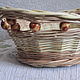 Basket for bread, cookies, candy - 2. Basket. Elena Shitova - basket weaving. Online shopping on My Livemaster.  Фото №2