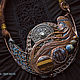 "Boudicca" колье. Колье. Julia Chernopazova Art Jewelry. Ярмарка Мастеров.  Фото №5