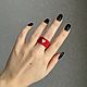 Кольцо из японского бисера с перламутровым сердечком. Кольца. Joyas_shop. Ярмарка Мастеров.  Фото №4