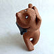 Caught! he. Almost. Stuffed Toys. smile in clay. Online shopping on My Livemaster.  Фото №2