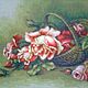 Embroidery kit 'Basket of roses', Embroidery kits, St. Petersburg,  Фото №1