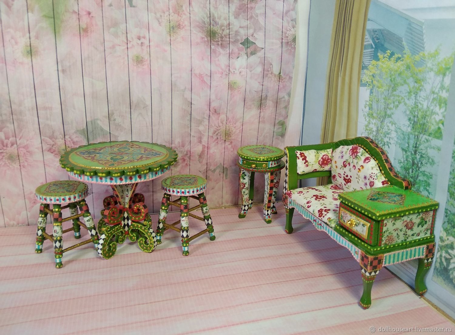 Мебель для кукольного домика 1 12