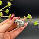 Серебряное кольцо с опалами. Кольца. Мастерская Орловых-Авторские изделия. Ярмарка Мастеров.  Фото №14