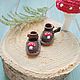 Sandals for doll ob11 color - brown with fly agarics 18mm. Clothes for dolls. Olga Safonova. My Livemaster. Фото №5
