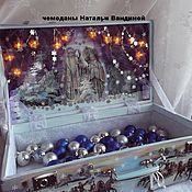 Сувениры и подарки handmade. Livemaster - original item Suitcase for Christmas ornaments 