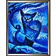 Order Painting black cat 'Mysterious goddess of the night'. irina-churina (irina-churina). Livemaster. . Pictures Фото №3