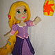 Master class doll Rapunzel. Knitting patterns. world of knitting. My Livemaster. Фото №5