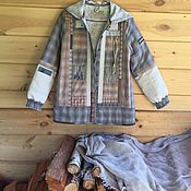 Одежда handmade. Livemaster - original item Japanese cotton jacket, boho 