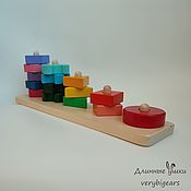 Куклы и игрушки handmade. Livemaster - original item Sorter for 15 elements rainbow. Handmade.