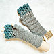 Mittens Dragon Scales Knitted Warm Mittens Gloves, Mitts, Tula,  Фото №1