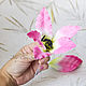 Лепестки лилии малые розово-зеленые My Thai Decor Малбери флористика из Таиланда