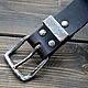 Men's leather belt ' Old Anvil', Straps, Sizran,  Фото №1