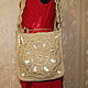 Handbag knitted jute Tile, Classic Bag, Kaluga,  Фото №1