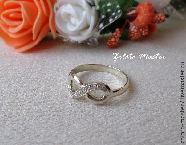 Ring Infinity 925 sterling Silver, Rings, Chaikovsky,  Фото №1