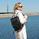 Order Backpack leather female black Antoinette Mod R50-713. Natalia Kalinovskaya. Livemaster. . Backpacks Фото №3