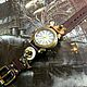 Steampunk wristwatch 'FUTURISM' quartz movement. Watches. Neformal-World. Online shopping on My Livemaster.  Фото №2