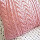 Case/Pillow cover for sofa cushion Pink Relaxed. Pastel, Pillow, Tolyatti,  Фото №1