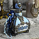 Флакон для духов, масел BLUE. Ароматические диффузоры. Студия InteriorS. Интернет-магазин Ярмарка Мастеров.  Фото №2