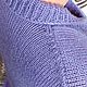 Жилет фиолетовый вязаный женский из теплой шерсти 75%. Жилеты. AccessoriesWool мягко и комфортно. Ярмарка Мастеров.  Фото №4