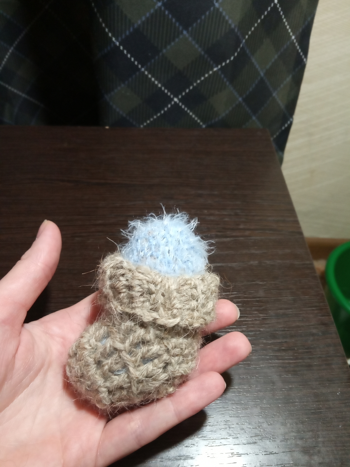 Вот так выглядит лапка будущего медвеженка.