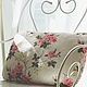 Декоративная подушка с цветочным рисунком. Подушки. Kmardll shop. Интернет-магазин Ярмарка Мастеров.  Фото №2