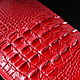 Crocodile leather Wallet with one zipper IMA0013R3. Wallets. CrocShop. My Livemaster. Фото №5