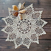 Для дома и интерьера handmade. Livemaster - original item Decorative napkins: Knitted lace napkin No. №50. Handmade.