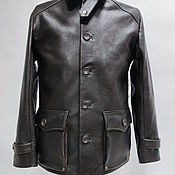 Мужская одежда handmade. Livemaster - original item Men`s jacket made of thick leather.. Handmade.