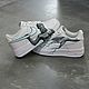 Заказать Кроссовки белые Nike Air Force 1 унисекс, кастом, ручная роспись, Зевс. Olgavolgoart. Роспись одежды и обуви. Кастом. Ярмарка Мастеров. . Кроссовки Фото №3