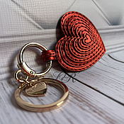 Сумки и аксессуары handmade. Livemaster - original item Keychain made of genuine leather 